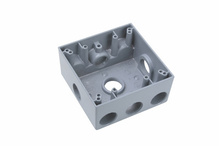 WP BOX 2G 5 HOLE 3/4 GY WPB362 WP BOX 2G 5 HOLE 3/4 GY WPB362
