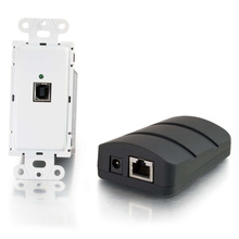 Superbooster® USB 2.0 Over Cat5 Wall Plate Transmitter to Dongle Receiver Kit Superbooster® USB 2.0 Over Cat5 Wall Plate Transmitter to Dongle Receiver Kit