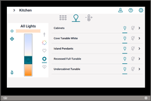 7.0" Touchscreen, Vantage Controls app, Titanium