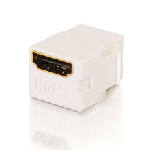 Snap-In HDMI® F/F Keystone Insert Module (TAA Compliant) - White Snap-In HDMI® F/F Keystone Insert Module (TAA Compliant) - White