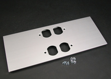 AL5200 Large Multi-Channel Raceway Double Duplex Cover Plate AL5200 Large Multi-Channel Raceway Double Duplex Cover Plate