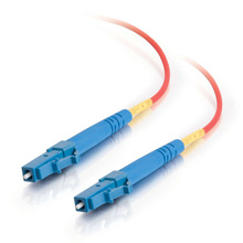 32.8ft (10m) LC-LC 9/125 OS2 Simplex Single-Mode PVC Fiber Optic Cable - Red 32.8ft (10m) LC-LC 9/125 OS2 Simplex Single-Mode PVC Fiber Optic Cable - Red