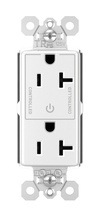 Discontinued - PlugTail® Tamper-Resistant Heavy Duty Spec Grade Plug Load Controllable Receptacle, 20A, 125V, White