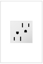 adorne® 15A Dual Tamper-Resistant Outlet, White adorne® 15A Dual Tamper-Resistant Outlet, White