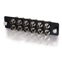 Discontinued - 12-Strand, ST, PB Insert Multimode/Single-Mode Adapter Panel (TAA Compliant)