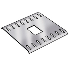 Trough Alignment Plate 4 To 12W - Black Trough Alignment Plate 4 To 12W - Black