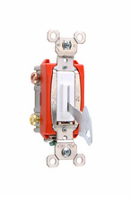 Industrial Extra Heavy Duty Specification Grade Lock Switch Back and Side Wire, White Industrial Extra Heavy Duty Specification Grade Lock Switch Back and Side Wire, White
