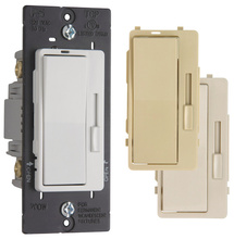 Discontinued - Discontinued - Harmony® Incandescent Single Pole/3-Way Dimmer Switch, 3 Interchangeable Face Colors