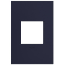 Discontinued - adorne® Bleu Noir 1-Gang Screwless Wall Plate