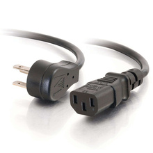 1.5ft (0.46m) 18 AWG Universal Flat Panel Power Cord (NEMA 5-15P to IEC320C13) (TAA Compliant) 1.5ft (0.46m) 18 AWG Universal Flat Panel Power Cord (NEMA 5-15P to IEC320C13) (TAA Compliant)