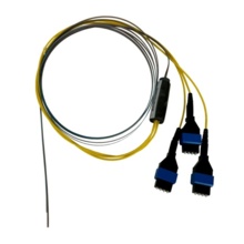 3 Meter, Bare Ribbon Pigtail to acclAIM, OS2 Single-mode, Plenum Rated, 24 Single Fiber, Splice-on Pigtail, Yellow 3 Meter, Bare Ribbon Pigtail to acclAIM, OS2 Single-mode, Plenum Rated, 24 Single Fiber, Splice-on Pigtail, Yellow