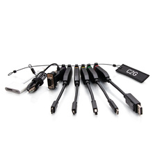 Universal 4K HDMI® Dongle Adapter Ring with Color Coded Mini DisplayPort™, DisplayPort, USB-C®, Lightning, VGA, Mini HDMI, and Micro HDMI Universal 4K HDMI® Dongle Adapter Ring with Color Coded Mini DisplayPort™, DisplayPort, USB-C®, Lightning, VGA, Mini HDMI, and Micro HDMI
