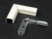 Wiremold 700 Series Flat Elbow Fitting, Ivory Wiremold 700 Series Flat Elbow Fitting, Ivory