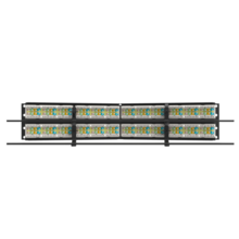 TechChoice Cat 6A Angled - Standard Density Patch Panel - 48 Ports