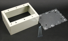 500/700 Three-Gang Extra Deep Switch and Receptacle Box Fitting 500/700 Three-Gang Extra Deep Switch and Receptacle Box Fitting