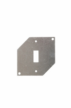 Thermoplastic, Heavy Cast Aluminum Covers Spec Grade, Mounting Plate for Toggle Switch, Gray Thermoplastic, Heavy Cast Aluminum Covers Spec Grade, Mounting Plate for Toggle Switch, Gray