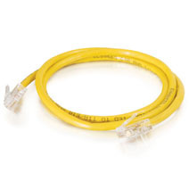 Q-Series Patch Cords, CAT6, Non-Booted, Yellow, 3 FT Q-Series Patch Cords, CAT6, Non-Booted, Yellow, 3 FT