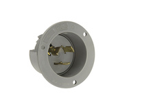 20A NEMA L620 Inlet, Gray 20A NEMA L620 Inlet, Gray