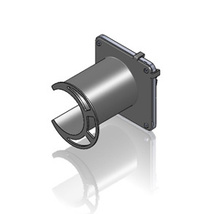 Discontinued - TWIST-ON CABLE SPOOL GRAY PLASTIC [944707]