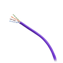 1000ft (304.8m) TAA-Compliant Cat6 Bulk Unshielded (UTP) Ethernet Network Cable with Solid Conductors-Plenum CMP-Rated - Purple 1000ft (304.8m) TAA-Compliant Cat6 Bulk Unshielded (UTP) Ethernet Network Cable with Solid Conductors-Plenum CMP-Rated - Purple