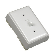 Wiremold 15 Amp Non Metallic Outlet Box with Switch, White Wiremold 15 Amp Non Metallic Outlet Box with Switch, White