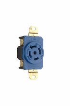 20A NEMA L2120 Single Receptacle, Blue 20A NEMA L2120 Single Receptacle, Blue
