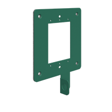 Replacement 1-Gang Plate Locking - Green