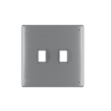 Mighty Mac™ WPP Series 2-Gang 14-Ga Stainless Steel Wall Plate, Toggle