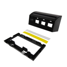 KEYSTONE FURNITURE PLATE, BLACK, T569A OPENING KEYSTONE FURNITURE PLATE, BLACK, T569A OPENING