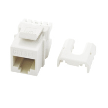 Cat 5e Quick Connect RJ45 Keystone Insert, White