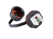 Industrial Jack Assembly, IP67, Cat6 Industrial Jack Assembly, IP67, Cat6