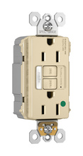 Discontinued - Discontinued - PlugTail® Hospital-Grade Tamper-Resistant 15A Self-Test Night Light/GFCI, Ivory