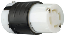 30A NEMA L1430 Connector - Black Back, White Front Body 30A NEMA L1430 Connector - Black Back, White Front Body