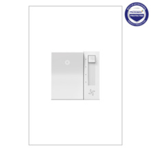 adorne® Paddle Fan Speed Control Switch, White, with Microban® adorne® Paddle Fan Speed Control Switch, White, with Microban®