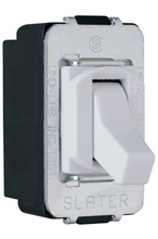 Despard Toggle Switch Screw Terminal 3-Way, White Despard Toggle Switch Screw Terminal 3-Way, White
