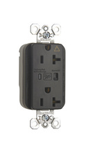 Discontinued - Discontinued - PlugTail® Isolated Ground Surge Protective Duplex Receptacle, Black