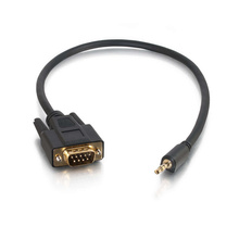 1.5ft (0.46m) Velocity™ DB9 Male to 3.5mm Male Serial RS232 Adapter Cable 1.5ft (0.46m) Velocity™ DB9 Male to 3.5mm Male Serial RS232 Adapter Cable