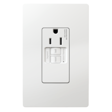 radiant® Tamper-Resistant 15A Simplex Self-Test GFCI Receptacles with SafeLock® Protection, White radiant® Tamper-Resistant 15A Simplex Self-Test GFCI Receptacles with SafeLock® Protection, White