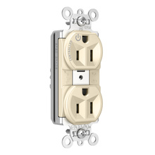 PlugTail® Heavy Duty Spec Grade Plug Load Controllable Receptacle, 15A, 125V, Light Almond