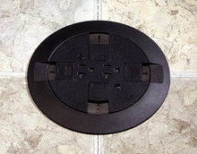 FLUSH POKE-THRU ASSY/20A/BK/RT/LJB FLUSH POKE-THRU ASSY/20A/BK/RT/LJB