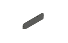 Double-Channel Base Trim - Dark Gray Double-Channel Base Trim - Dark Gray
