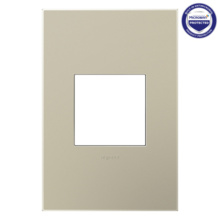 adorne® Titanium 1-Gang Screwless Wall Plate with Microban® adorne® Titanium 1-Gang Screwless Wall Plate with Microban®