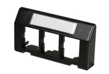 TJ FURNITURE PLATE 3 PORT, FOG WHITE TIA-569 OPENING BLACK TJ FURNITURE PLATE 3 PORT, FOG WHITE TIA-569 OPENING BLACK