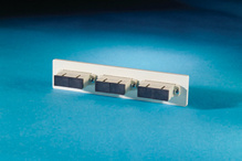 Fib-Cop II Bottom Adapter Plate, 3-SC Duplex (6 Fibers) Multimode, Beige adapters Fib-Cop II Bottom Adapter Plate, 3-SC Duplex (6 Fibers) Multimode, Beige adapters