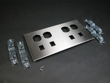 DUPLEX RCPT & MOD JACK 2 GANG COVER DUPLEX RCPT & MOD JACK 2 GANG COVER