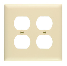 TradeMaster® 2-Gang Nylon Wall Plate, 2 Duplex Receptacle Openings, Orange TradeMaster® 2-Gang Nylon Wall Plate, 2 Duplex Receptacle Openings, Orange