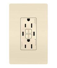Discontinued - radiant® 15A Tamper-Resistant Self Test GFCI USB Type C/C Outlet