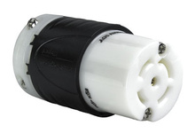30A L2130 Connector - Black Back, White Front Body
