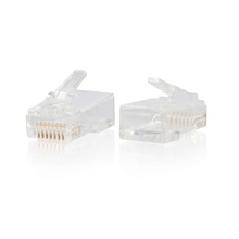 RJ45 Cat6 Modular Plug for Round Solid/Stranded Cable Multipack (TAA Compliant) (50-Pack) RJ45 Cat6 Modular Plug for Round Solid/Stranded Cable Multipack (TAA Compliant) (50-Pack)