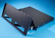 Discontinued - Folding Keyboard Shelf - 19 W x 7 in H x 15.5 in D - 1 rack unit - black Discontinued - Folding Keyboard Shelf - 19 W x 7 in H x 15.5 in D - 1 rack unit - black